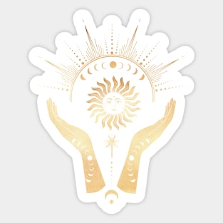 Magical Sun Tarot Sign Sticker